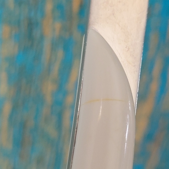 Fiesta Pearl Gray Flatware ~ Knife & 2 Small Forks ~ Retired Swirl ~ Post 86 - Picture 15 of 15